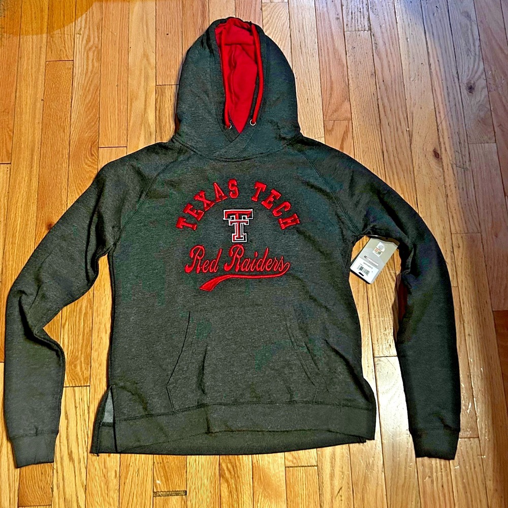 NWT‎ Texas Tech Red Raiders Women's Hooded Sweatshirt Hoodie Size Small
